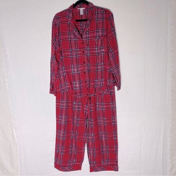 Victoria’s Secret Red Plaid Pajamas Set L - Picture 14 of 14
